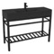 Black Console Sink Vanity, Modern, 48